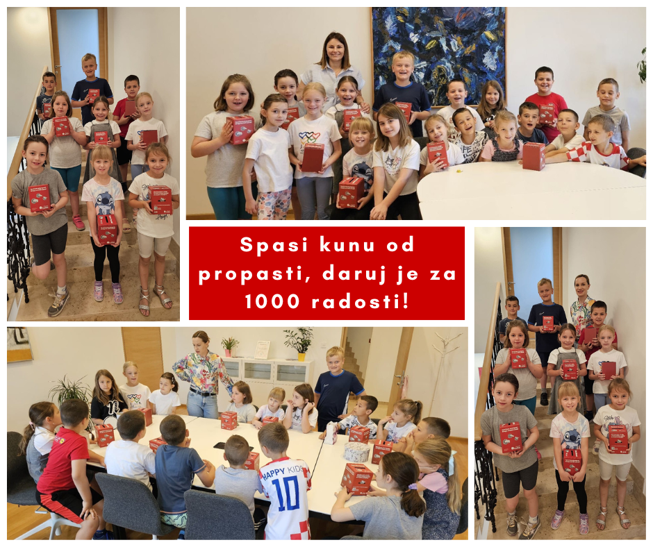 Hrvatski Caritas zaključio cjelogodišnji program „Spasi kunu od propasti, daruj je za 1000 radosti!“